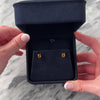 Vintage 18k Yellow Gold 1.1cttw Citrine Classic Golden Glow Stud Earrings - Video showing the piece