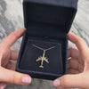 Vintage 14k Yellow Gold 707 Airplane Charm / Pendant - Video showing the piece