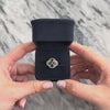 Vintage 14k White Gold 1.73cttw Blue Sapphire Diamond Wonderful Dazzling Quatrefoil Ring - Video showing the piece