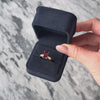 Vintage 14k Yellow Gold 2.4ct Pink Tourmaline Cushion Solitaire Ring - Video showing the piece