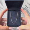 Vintage Italian 14k White Gold 1.8mm Delicate Twisting Curb Chain - Video showing the piece