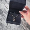 Vintage 14k White Gold 4.3ct Garnet Diamond Refined Halo Pendant - Video showing the piece