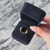 Vintage Large 10k Yellow Gold Onyx Tiered Signet Ring - Video showing the piece