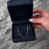 Vintage 14k White Gold Cable Chain Necklace - Video showing the piece