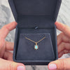 Vintage 14k Yellow Gold Opal Diamond Rainbow Glowing Star Halo Pendant - Video showing the piece