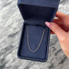 Vintage 14k White Gold 1.5mm Classic Cable Chain - Video showing the piece