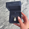 Vintage 18k Yellow Gold 9.52ct Moonstone Diamond Incredible Carved Leaf Pendant - Video showing the piece