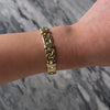 Vintage Italian 14k Yellow & White Gold Chunky Buckle Link Bracelet - Video showing the piece