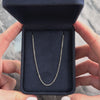 Vintage 14k White Gold Sleek Cable 1.5mm Chain - Video showing the piece