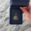 Vintage 14k Yellow Gold Chicago Skeleton Key Ring Charm / Pendant - Video showing the piece