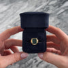 Antique 18k Yellow Gold 2.35ct Bloodstone Monogrammed Shield Signet Ring - Video showing the piece
