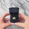 Vintage 14k Yellow Gold 3.4cttw Pink Green Tourmaline Funky Vibrant Alternating Channel Ring - Video showing the piece