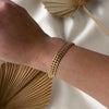 Vintage Italian 14k Yellow Gold Double Curb Link Bracelet - Video showing the piece