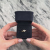 Vintage 14k Yellow Gold Old Mine Cut Diamond Incredible Trio Bypass Ring 6.00