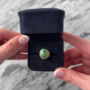 Antique 14k Rosy Yellow Gold 5ct Turquoise Simple Signet Ring - Video showing the piece