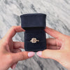Estate 14k Rose Gold 1.79ct Morganite .74cttw Diamond Bright Rounded Square Halo Ring - Video showing the piece