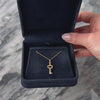 Vintage 14k Yellow Gold Skeleton Key Charm / Pendant - Video showing the piece