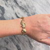 Vintage 14k Yellow Gold Summery Aquatic Menagerie Bracelet - Video showing the piece