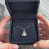 Antique Art Deco Platinum .83cttw Old Mine Cut Diamond Green Glass Pendant - Video showing the piece
