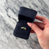 Vintage 14k Yellow Gold .93ct Emerald Diamond Sleek Channel Shoulder Ring - Video showing the piece