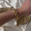 Vintage Italian 18k Yellow Gold Fancy 3-Dimensional Link Bracelet - Video showing the piece