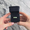 Vintage Nancy And Sheldon Westika 14k Yellow Gold Turquoise Geometric Inlay Eternity Band Ring - Video showing the piece