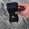Antique Victorian 18k Yellow Gold Emerald .57cttw Old Mine Diamond Halo Ring - Video showing the piece