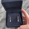Vintage 18k White Gold 1.37cttw Diamond Mixed-Cut Teardrop Earrings - Video showing the piece