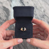 Vintage 10k Yellow Gold 1.04ct Onyx Sleek Oval Dome Ring - Video showing the piece