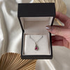 Antique 14k White Gold Synthetic Ruby & Sapphire Charm Pendant - Video showing the piece