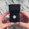 Vintage Platinum 2.36cttw GIA Diamond Exceptional Ballerina Ribbon Ring 6.25