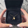 Vintage 14k Yellow Gold Key To My Heart Charm / Pendant
