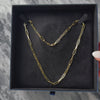 Vintage Lightweight 14k Yellow Gold Paperclip Chain Necklace - Video showing the piece