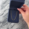 Vintage 14k Yellow Gold 1.8mm Classic Cable Chain - Video showing the piece