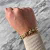 Vintage 14k Yellow Gold Lovely Open Link Hinged Clasp Bangle Bracelet - Video showing the piece