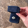 Vintage 10k Yellow Gold 1.85cttw Aquamarine Looping Diagonal Swirl Ring - Video showing the piece