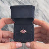 Vintage 14k Yellow Gold .59cttw Ruby Multi-Cut Cluster Ring - Video showing the piece