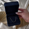 Vintage 14k White Gold Rope Chain Link Necklace - Video showing the piece