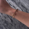 Antique 10k Rose Gold Paperclip Link Bracelet - Video showing the piece