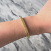 Vintage Italian 18k Yellow Gold Popcorn Chain Bracelet - Video showing the piece