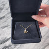 Antique Edwardian 10k Yellow Gold Old Mine Diamond Pearl Crown Charm / Pendant - Video showing the piece