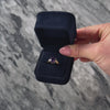 Vintage 14k Yellow Gold 2.2ct Amethyst Diamond Checkerboard Ring - Video showing the piece