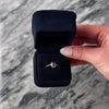 Estate 14k Yellow Gold 1.21ct Oval Cut Kyanite Diamond Halo Ring - Video showing the piece