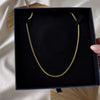 Vintage Heavy Italian 14k Yellow Gold Unusual Box Chain Link Necklace - Video showing the piece