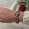 Incredible Antique 18k Gold Micro Mosaic Architecture Scenes Bracelet  - Video showing the piece