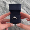 Estate 14k White Gold Diamond Dazzling Princess Tiara Band Ring - Video showing the piece