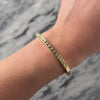 Vintage 18k Yellow Gold 1.112cttw Diamond Stunning Open-Set Bangle Bracelet - Video showing the piece