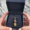 Vintage 14k Yellow Gold 11.96cttw Purple Boulder Orange Jelly Opal Fabulous Artistic Iridescent Duo Pendant - Video showing the piece
