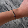 Vintage 14k Yellow Gold 2cttw Tanzanite Diamond Statement Line Bracelet - Video showing the piece