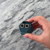Vintage 14k Yellow Gold 3.83cttw Black Druzy Quartz Glittering Mystical Bezel-Set Stud Earrings - Video showing the piece
